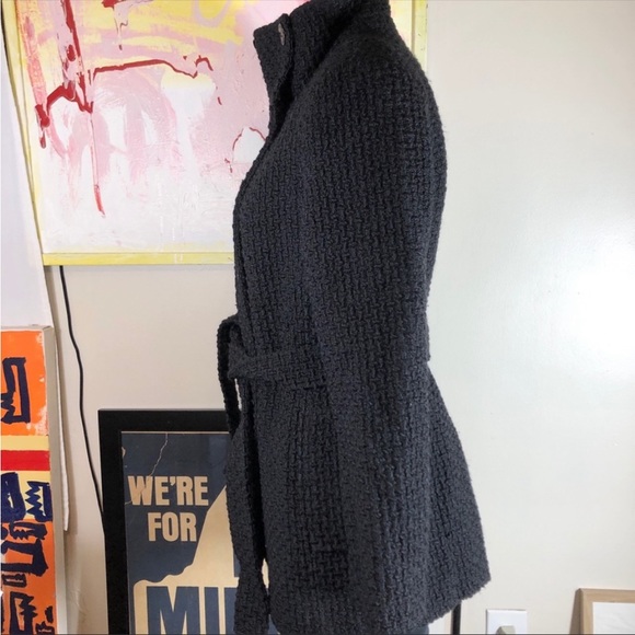 Calvin Klein Black Textured Wool Blend Pea Coat
Size: S - Picture 3 of 10